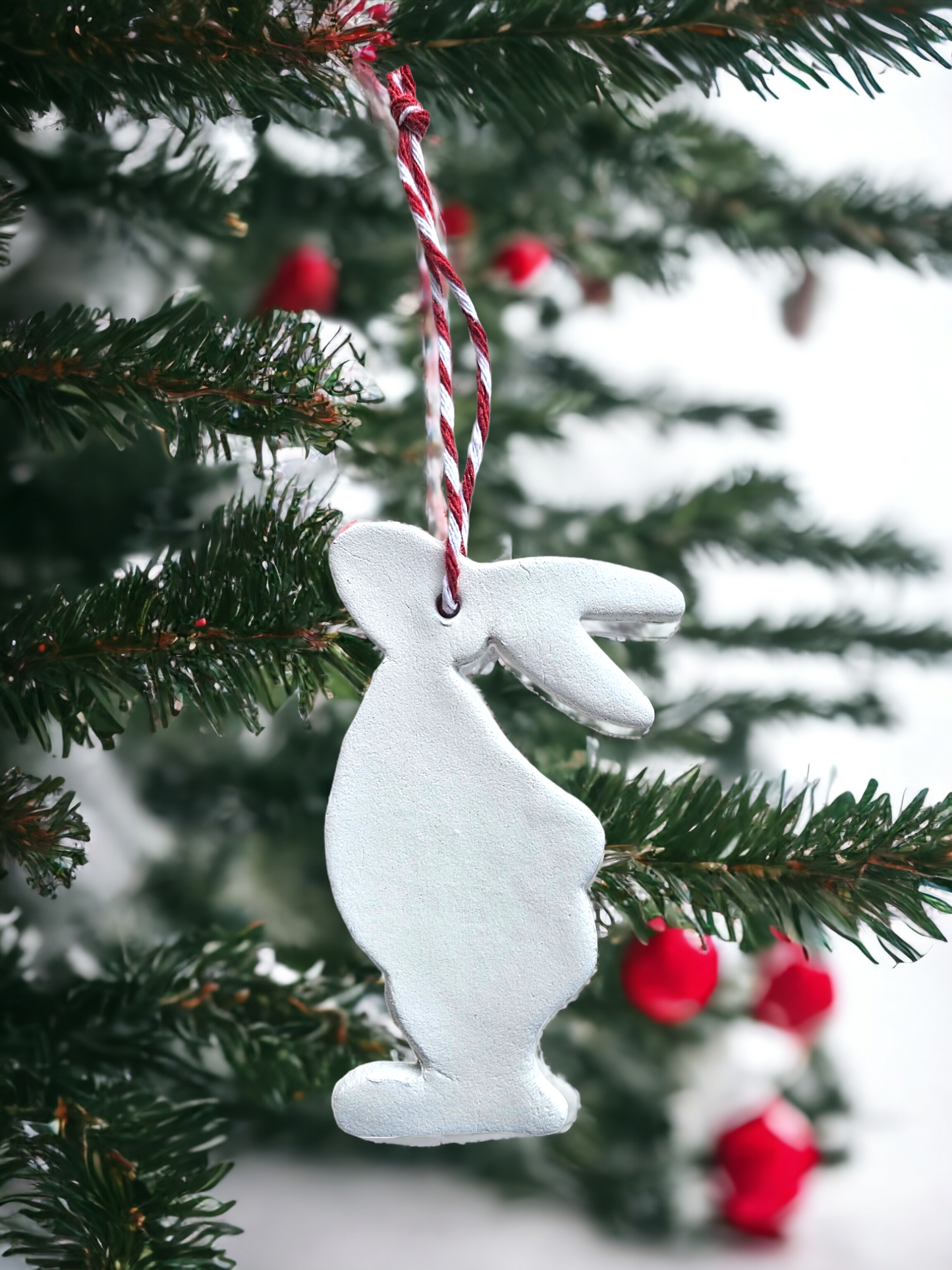 Clay Bunny Bauble