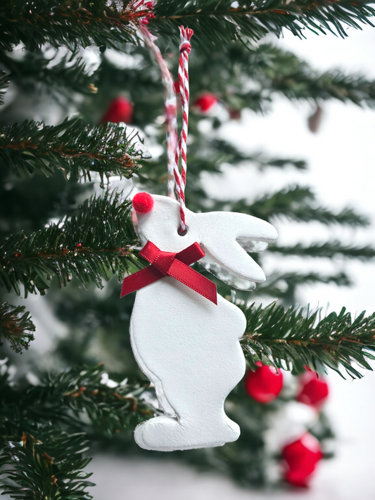 Clay Bunny Bauble