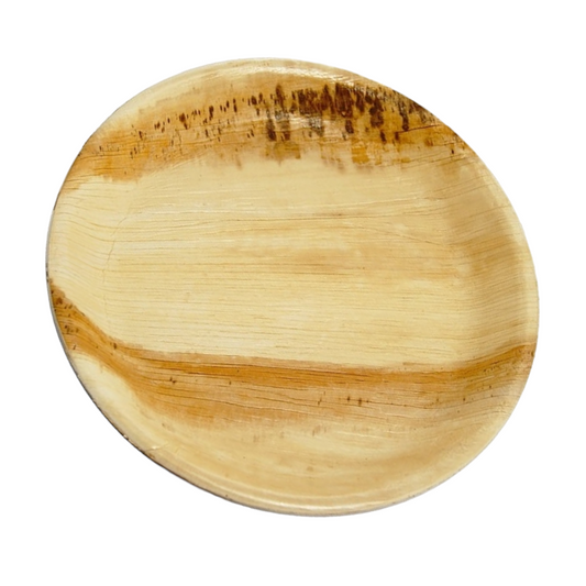 Round Palm Leaf Plate